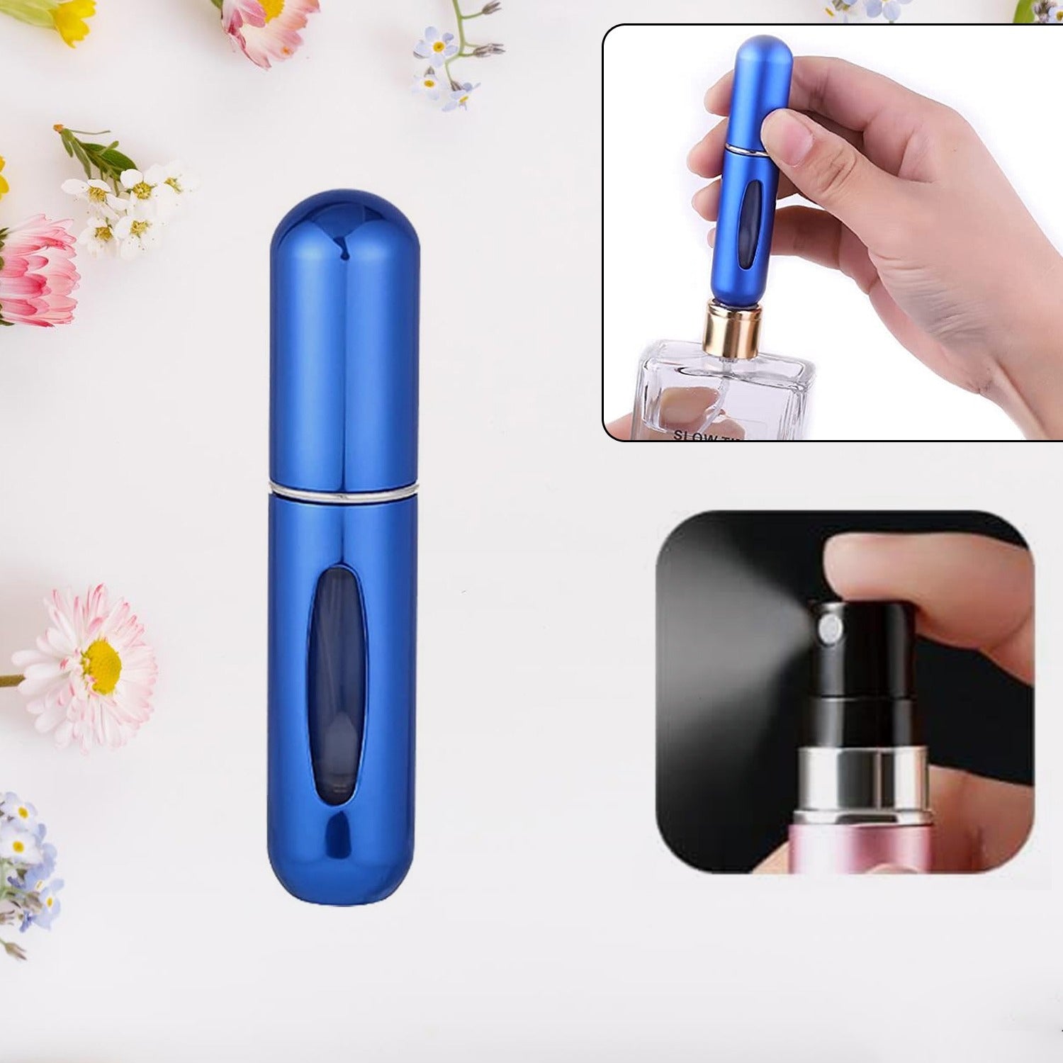 Mini Portable Perfume Empty Spray Bottle (1 Pc  Mix Color) Mini Portable Perfume Empty Spray Bottle (1 Pc  Mix Color)